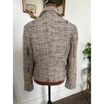 The Limited Vintage Tweed Blazer Womens Size 6 Beige Brown Black Career Jacket Photo 3