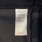 Rag and Bone Lou Suede Leather Button Up Shorts High Rise Black Size 26 Photo 9