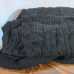 Cejon Women's 100% Polyester Beaded Sheer Shawl Scarf Black Size 73x20 Photo 0