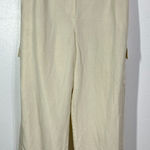 Nine & Co. Linen Blend Straight Leg  Lined Cargo Pants Womens 24W Beige‎ Photo 0