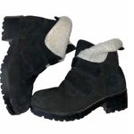 Newport News  Black Ankle Bootie with Fur Photo 0