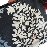 Vera Bradley Black Zip Id Card Card Holder Wallet Keychain Photo 3