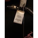 AQUA Brand New  Kerri Rosenthal Women's OS Black Wrap Shawl Scarf Heart Photo 6