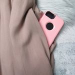 Ryu Mauve Ruffle Halter Maxi Dress Smock Back Tie Waist Women’s Size Large NEW Photo 5