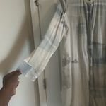 Aritzia Wilfred Gray Beige Silk Bossut Long Sleeve Button Down Mini Dress Photo 3