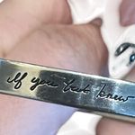 Slide on romantic silver bracelet Photo 4