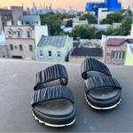 Sorel Roaming Two Strap Sandals Size 7 slides beachy lagenlook Bohemian trendy Photo 4