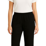 Michael Kors Pants Womens Large Petite Black Cropped Pull On Classic NWT Pockets Photo 0