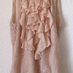 Soulmates FINAL MARKDOWN Ladies'  Lace Overlay Ruffled Top (L) Photo 0