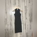 Love Ari Stripped midi dress size medium Black Photo 1