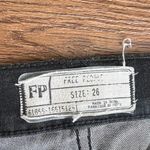 Free People  Coated Low Rise Jillian Skinny Pant Black Size 26 Photo 3