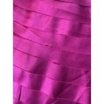 Tadashi Shoji Vtg 90s TADASHI Pink Tiered Strapless Gown Dress Maxi Fairycore Prom Formal 6 Photo 11