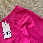 ZARA NEW  Hot Pink Tailored Pants Trousers Size Small Straight Leg High Rise NWT Photo 10