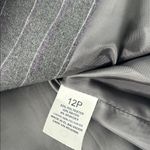 Gray Pinstripe Blazer Size 12P Photo 10