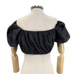 STAUD Ant Off The Shoulder Crop Top Size Small Black Photo 4