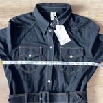 & Other Stories & OTHER STORIES Topstitched Belted Jumpsuit sz 8 Photo 5