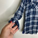 Kut From The Kloth Kut from the Kloth plaid thin gauze snap front shirt women’s size medium casual Photo 2