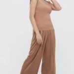 Uniqlo Satin Jersey Wide Leg Pants XS Photo 0