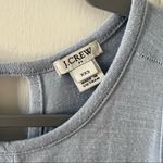 J.Crew ⭐️  Light Blue White Pinstripe Hem Tank Top Size XXS EUC Photo 2