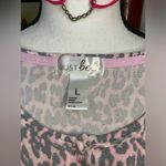 Just Be  Pink Animal Print Lounge Set Photo 9