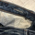 American Eagle  Tomgirl dark wash distressed ripped jeans Photo 6