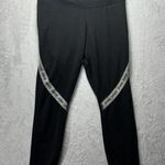 Nike Dri Fit Leggings Women Small Cropped Graphic Running Yoga Athletic Photo 0