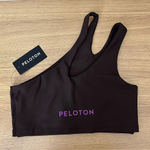 Peloton  Sports Bra Show Up Side To Side Brown Size Medium New With Tags Photo 0