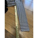 Umgee Size Large Dress Long Sleeve Cotton Blend Lightweight Striped College City Photo 6