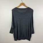 Anthropologie By  Wool Sweater Medium Grey Slouchy Cozy Minimalist Fall Neutral‎ Photo 2