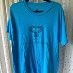 Hanes NWOT Hawaiian Tribal Tattoo Blue I Love My Hula Dancer Novelty T-Shirt L Photo 1