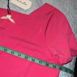 Vine & Love  medium pink fuchsia womens slip dress vneck front pockets not lined Photo 5