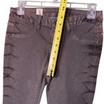 Volcom Jeans Womens 26 Skinny Mid Rise Jegging Stretch Denim Geometric Print Photo 8