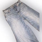 American Eagle  Super High Rise Baggy Wide Leg Blue Jeans 6R Slouchy Relaxed Photo 4