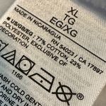 Gap Oversized Pullover Sweatshirt Sweater White Gold Silver Logo Stretch Size XL Photo 11