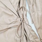 superdown Chantel Leather Romper in Nude Medium Photo 12