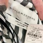 Neiman Marcus NWT Stylekeepers Grey and White Puff Sleeves XS Photo 2