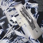 Diane Von Furstenberg  Palm Tree Print Silk Edna Short Photo 3