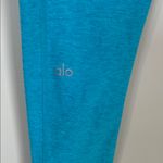 Alo Yoga Leggings Alosoft Blue Sz Medium Loungewear Heathered Photo 4