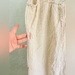 Sincerely Jules Neutral Striped Sleeveless no belt Jumpsuit size small White Photo 5