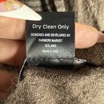 Farmers Market Iceland Scarf 100% Wool 32"x66" Fringe Brown Neutral Lightweight Photo 7