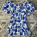 Farm Rio  Garden Tiles Mini Dress Photo 1
