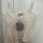 White Fox Boutique White Fox White Lace Bustier  Photo 3