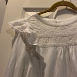 J.Crew White ruffle shirt Photo 2