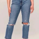 Abercrombie & Fitch Ultra High Rise Ankle Straight Curve Love Size 26 / 2 Photo 0