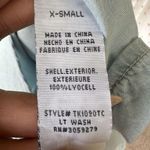 Thread + Supply Light Chambray Pullover Collar Neckline Tunic Shirt Dress XS Blue Photo 4