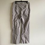 BODEN‎ Khaki HIGH Rise Pants Wide Leg Womens Size 14R Trousers Gray Photo 4