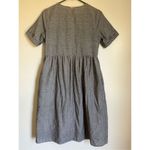 Polagram  floral embroidered 100% cotton striped midi dress sz S cottage boho whi Photo 3