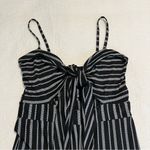 Boohoo jumpsuit cutouts black white stripe 10 Photo 2