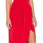 Lovers + Friends Riviera Strapless Dress in Red Photo 0