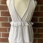 Caution to the Wind Peplum Ruffle Tank Photo 1